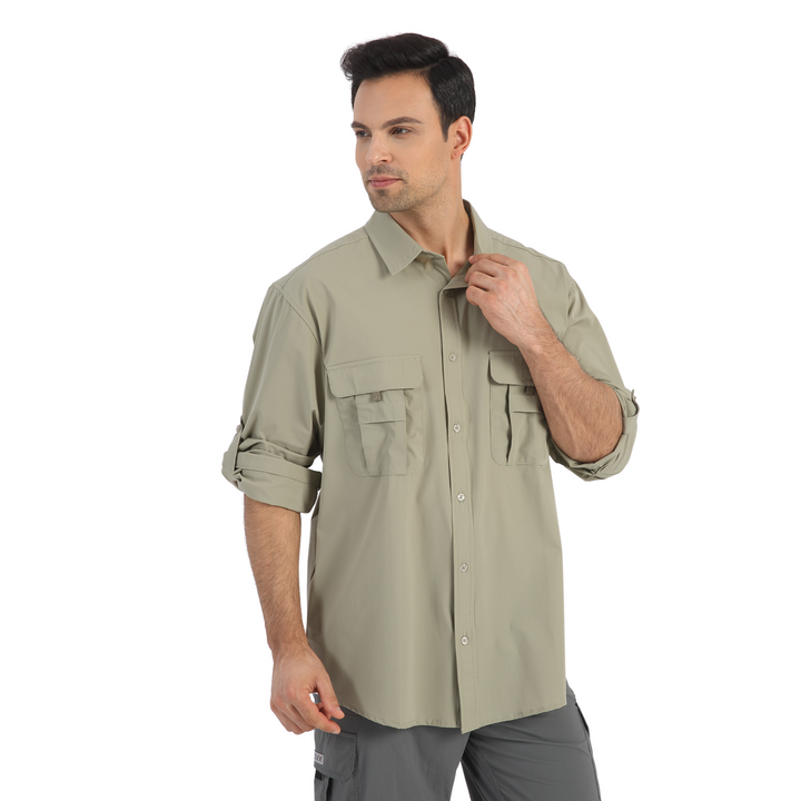 Men's UV Protection Hiking & Fishing Shirt UPF50+