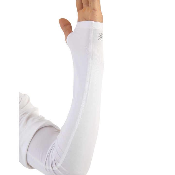 Male Arm Sleeve UPF50+ White